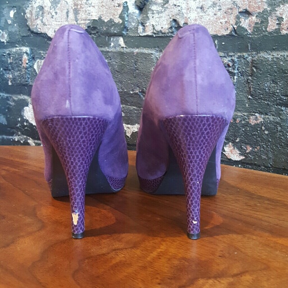 Alfani Purple Suede Pumps - Picture 5 of 6